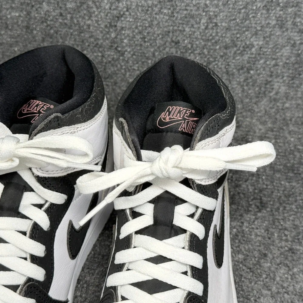 Air Jordan 1 Retro High OG Stage Haze Shoes Men's 10.5 White Grey Black Athletic